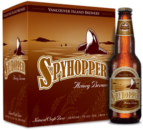 Vancouver Island Spyhopper beer Label Full Size