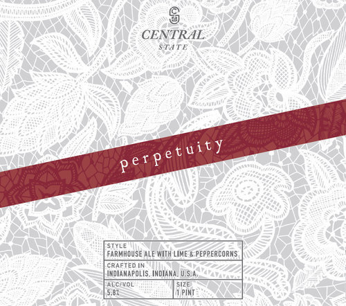 Central State Perpetuity beer Label Full Size