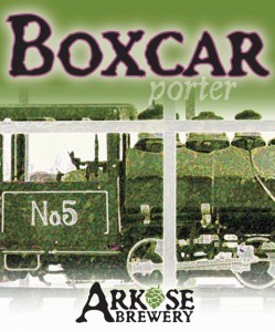 Arkose No 5 Boxcar Porter beer Label Full Size
