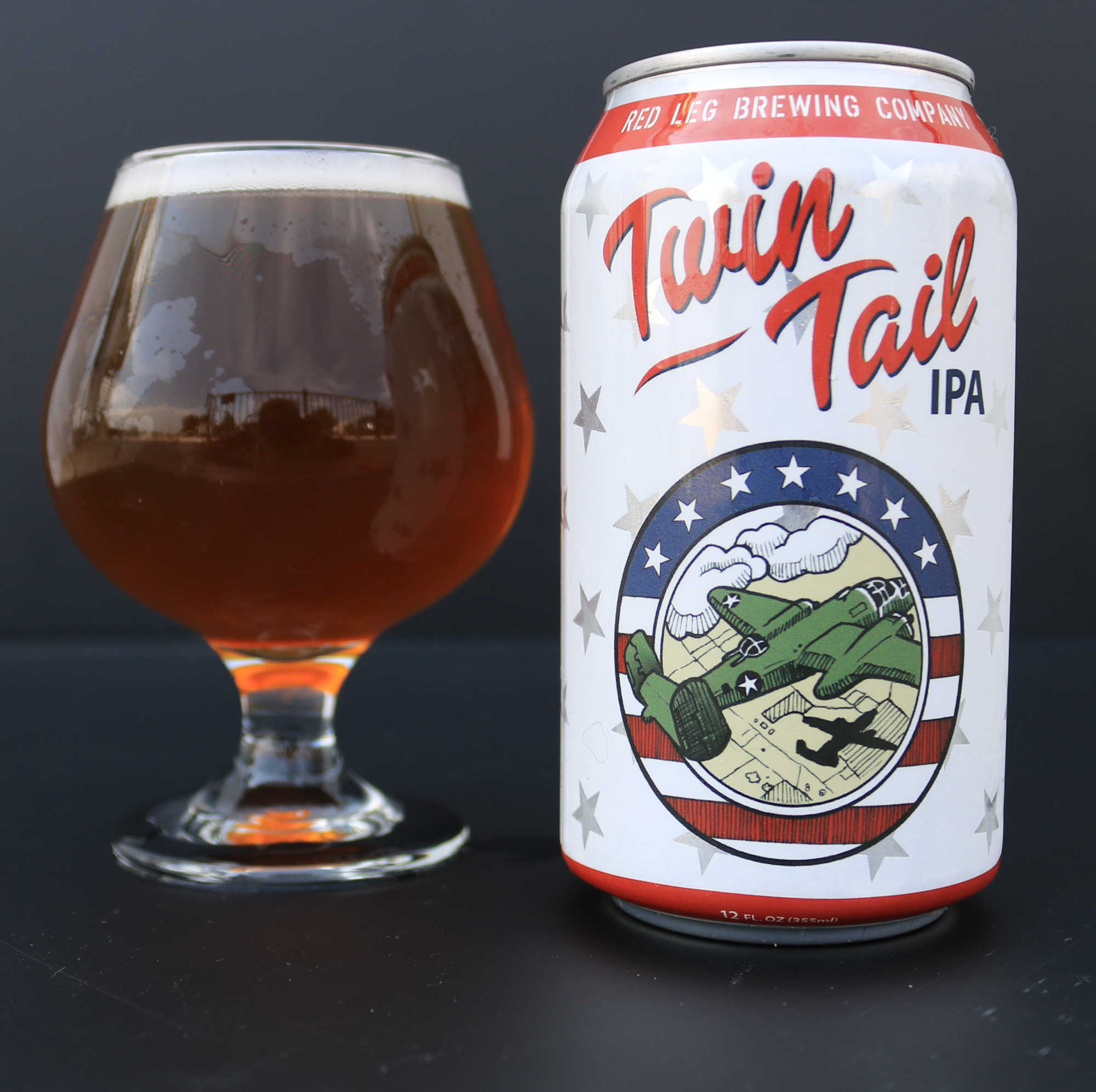 Red Leg Twin Tail beer Label Full Size