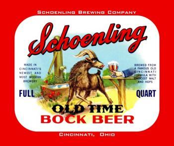 Schoenling Bock beer Label Full Size