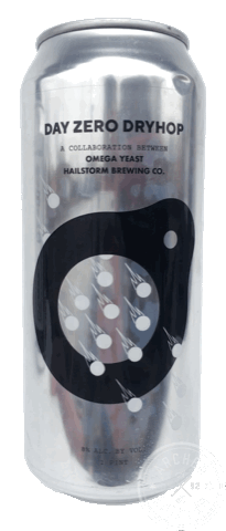 Hailstorm Day Zero Dryhop beer Label Full Size