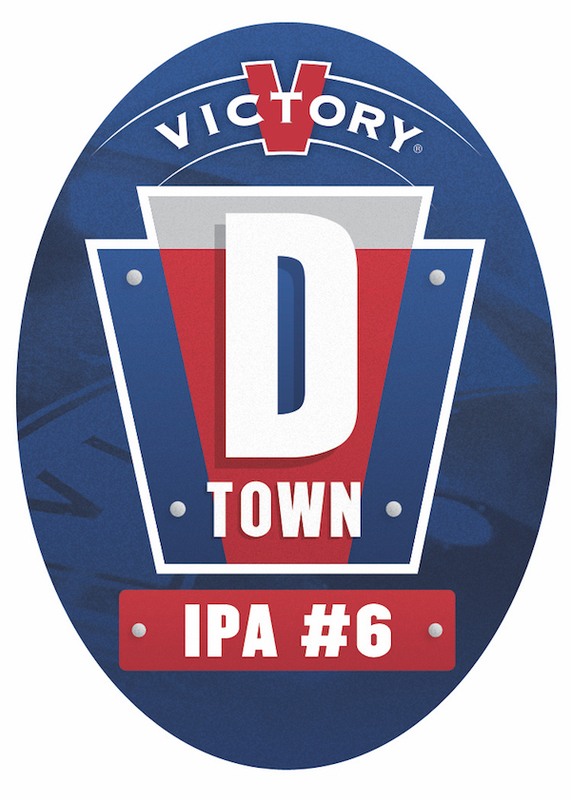Victory D'Town #6 beer Label Full Size