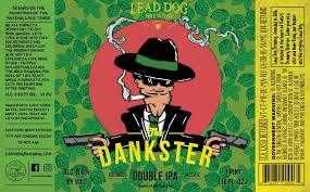 Lead Dog The Dankster beer Label Full Size