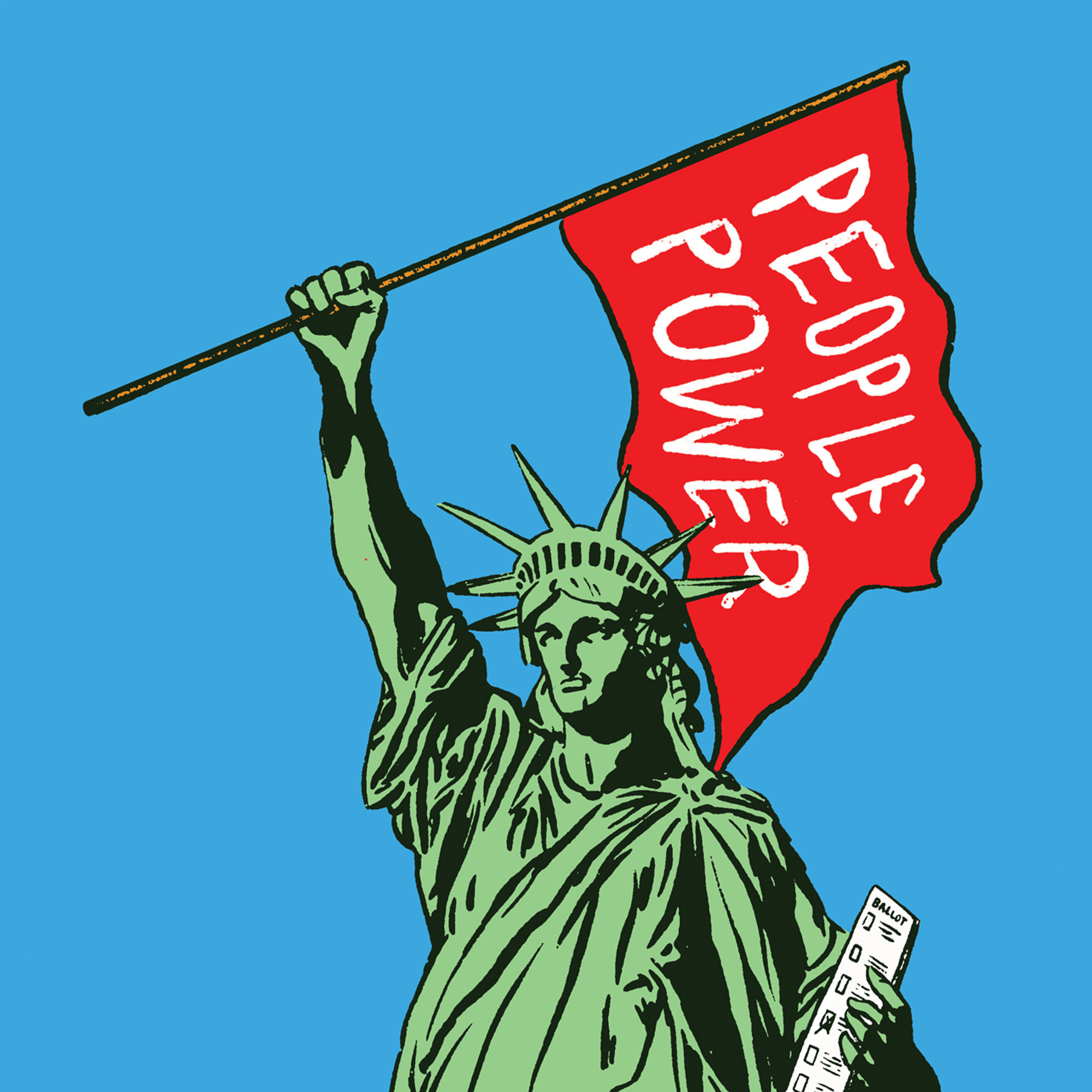 Kent Falls People Power beer Label Full Size