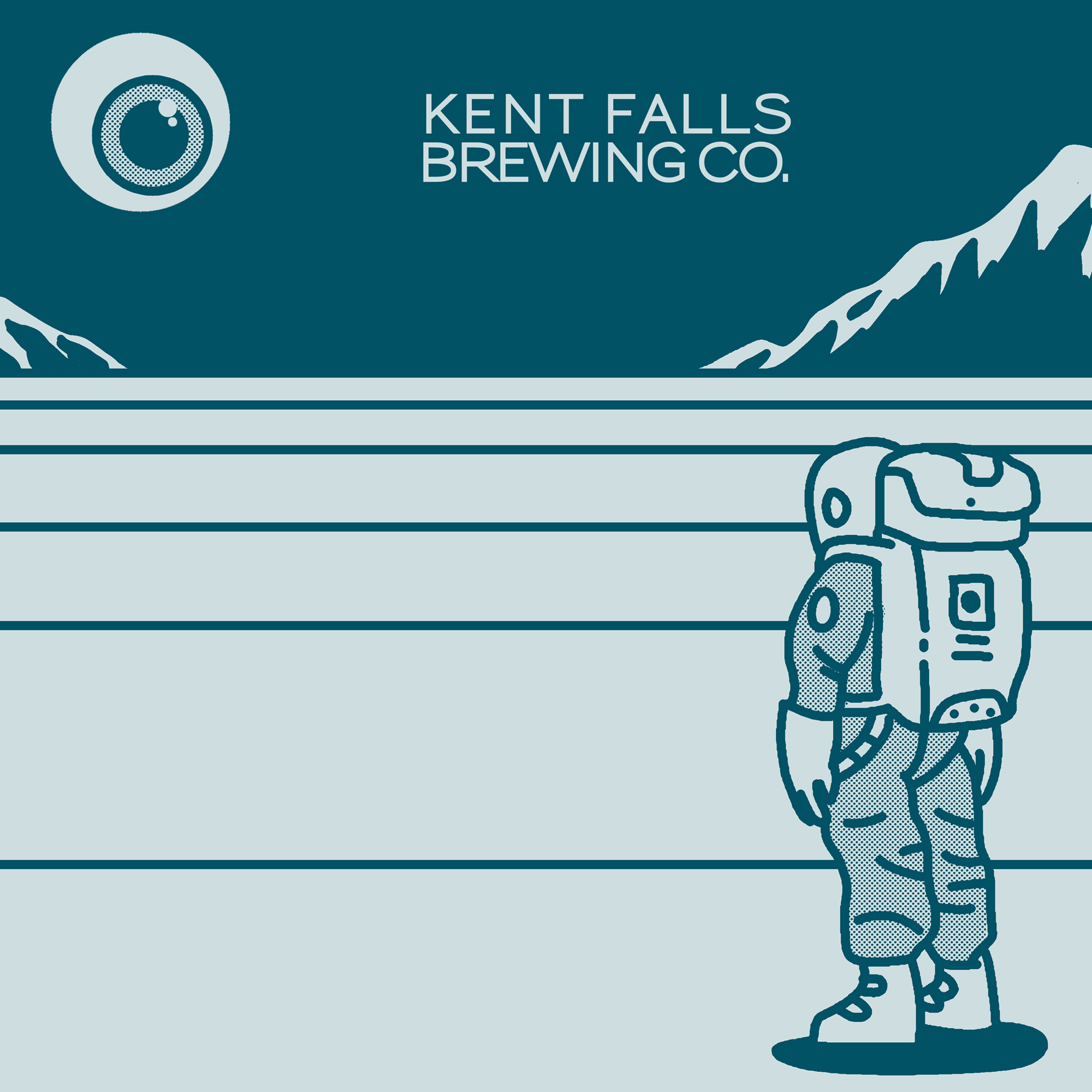 Kent Falls All Alone With Everywhere To Go (Citra) beer Label Full Size