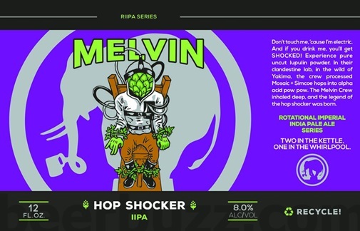 Boneyard Hop Shocker beer Label Full Size