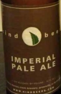 Kind Beers Imperial Pale Ale beer Label Full Size