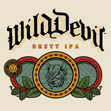 Victory Wild Devil Brett IPA beer Label Full Size