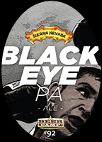 Sierra Nevada Beer Camp #92: Black Eye PA beer Label Full Size