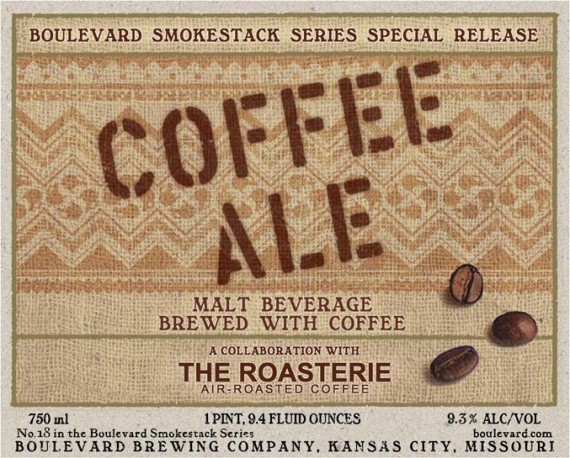 Boulevard Smokestack Series Coffee Ale beer Label Full Size