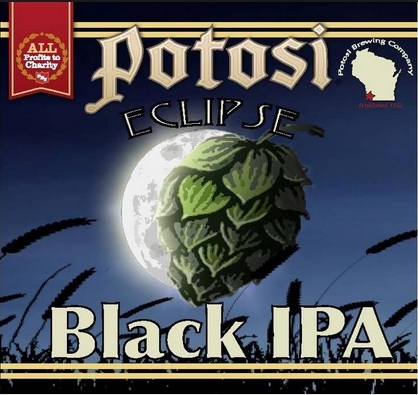 Potosi Eclipse Black IPA beer Label Full Size