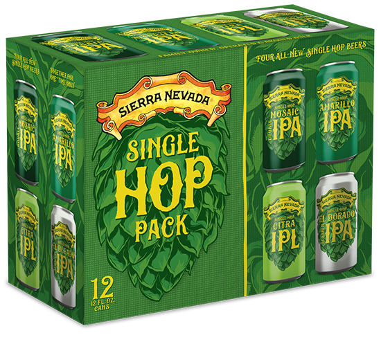 Sierra Nevada Single Hop Pack beer Label Full Size