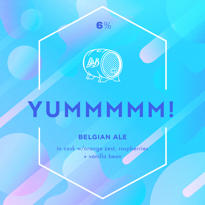 Long Live Yummmmm! beer Label Full Size