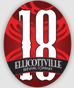 Ellicottville 18th Anniversary beer Label Full Size