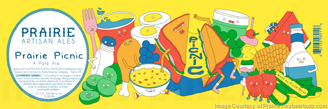 Prairie Picnic beer Label Full Size