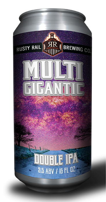 Rusty Rail Multi Gigantic beer Label Full Size