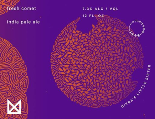 Marz Fresh Hop Comet beer Label Full Size