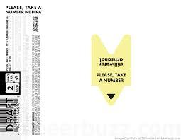 Stillwater Please, Take a Number beer Label Full Size