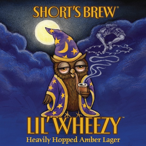 Short's Lil Wheezy beer Label Full Size