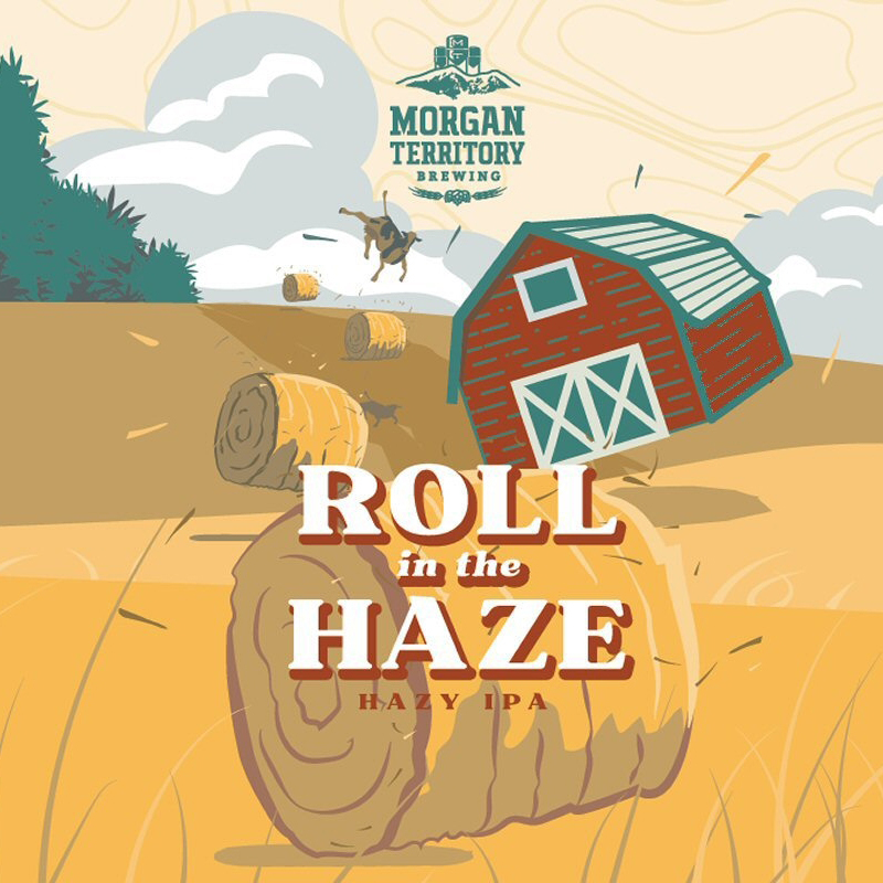 Morgan Territory Roll In the Haze beer Label Full Size