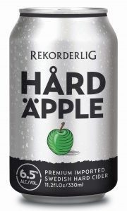 Åbro Rekorderlig Hård Äpple beer Label Full Size