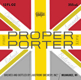 Lakefront Proper Porter beer
