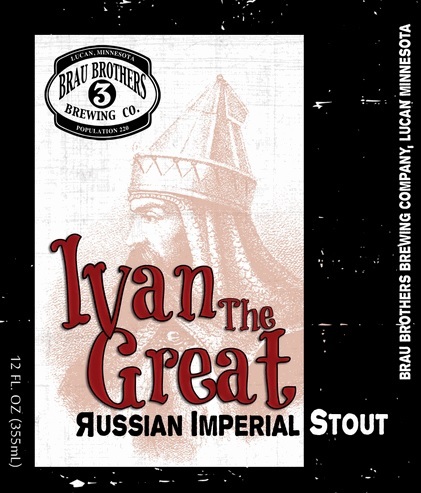 Brau Brothers Ivan the Great beer Label Full Size