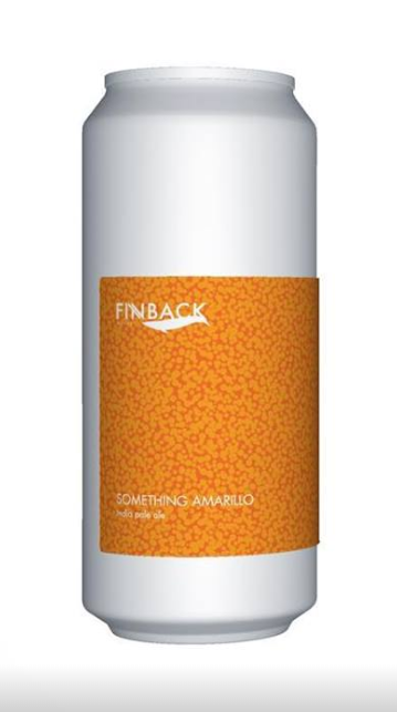Finback Something Amarillo beer Label Full Size