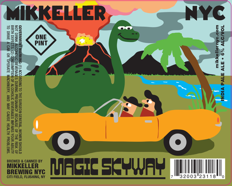 Mikkeller NYC NYC Magic Skyway beer Label Full Size