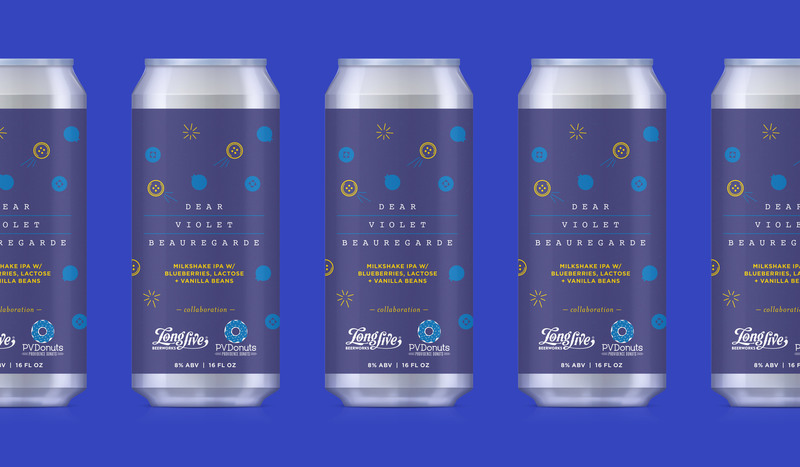 Long Live Dear Violet Beauregarde beer Label Full Size