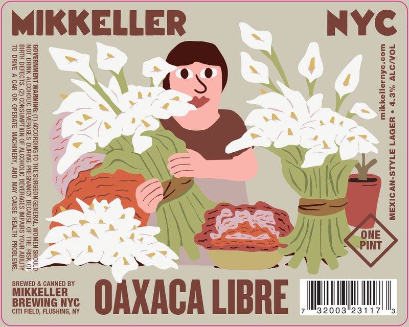 Mikkeller NYC NYC Oaxaca Libre beer Label Full Size