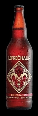 Leprechaun Pomegranate Cider beer Label Full Size