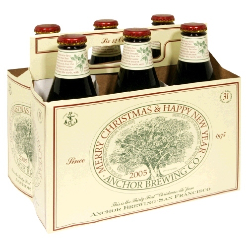 Anchor Merry Christmas Happy New Year 2018 beer Label Full Size