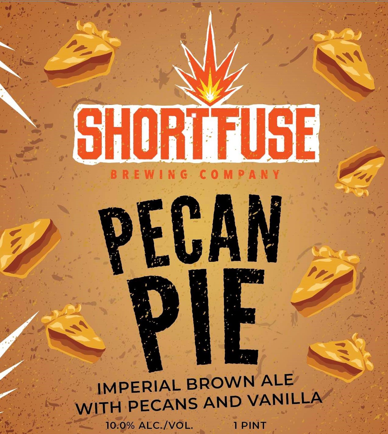 Short Fuse Pecan Pie beer Label Full Size