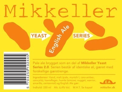 Mikkeller Yeast Series: English Ale beer Label Full Size