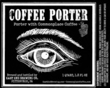 East End Eye Opener Coffee Porter beer