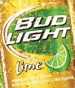 Bud Light Limey's beer Label Full Size