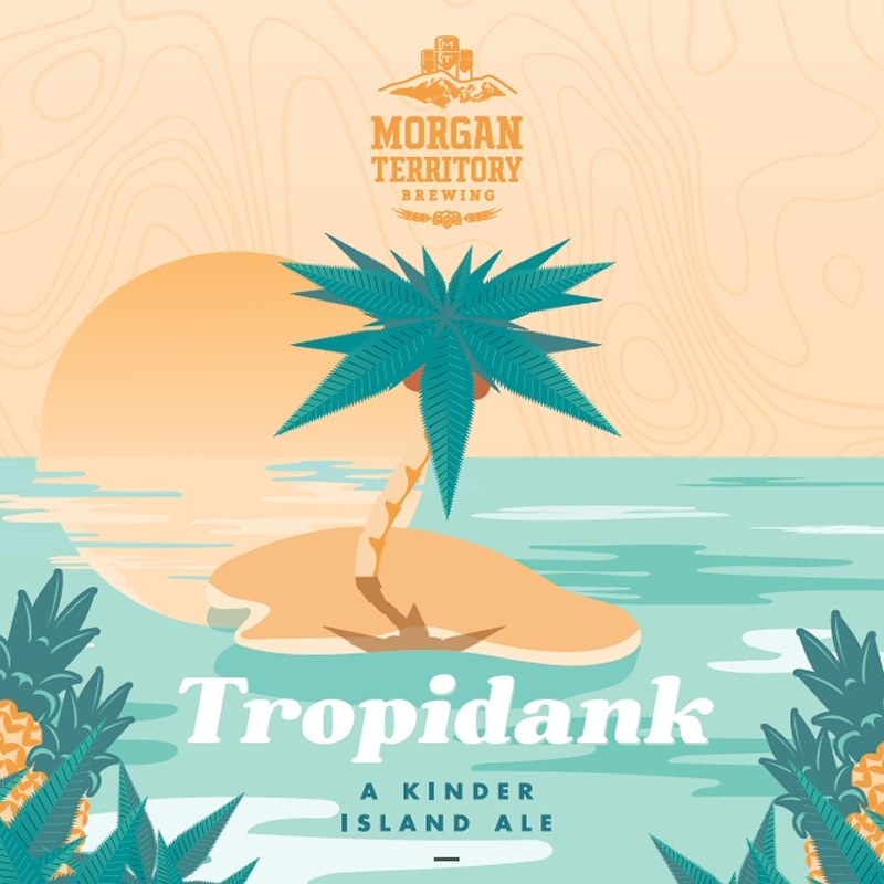 Morgan Territory Tropidank beer Label Full Size