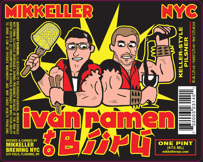 Mikkeller NYC NYC Ivan Ramen To Biiru beer Label Full Size