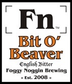 Foggy Noggin' Bit O'Beaver beer Label Full Size