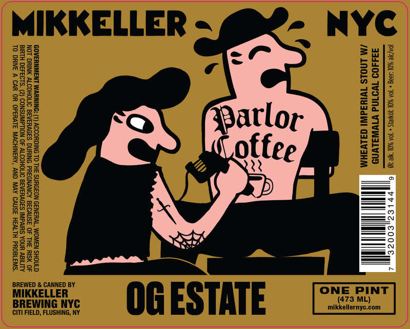 Mikkeller NYC NYC OG Estate beer Label Full Size