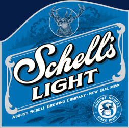 August Schell Light beer Label Full Size