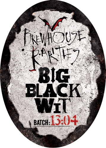 Flying Dog Big Black Wit beer Label Full Size