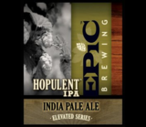 Epic Hopulent IPA 100% Mosaic Hop Batch 61 beer