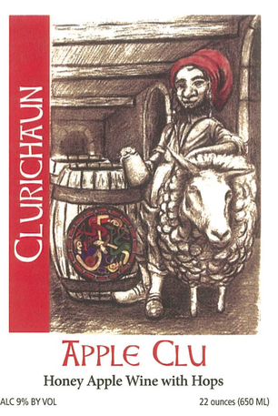 Bardic Wells Apple Clu beer Label Full Size