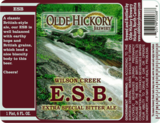Olde Hickory Wilson Creek beer