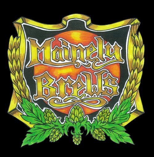 Mainely Brew Drop Dead Red Ale beer Label Full Size