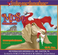 Weyerbacher Muse beer Label Full Size