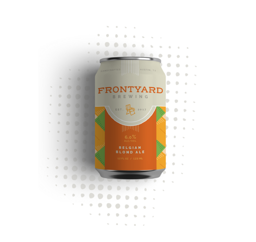 Frontyard Belgian Blond Ale beer Label Full Size